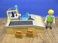 Supermarkt Kasse mit Kassierer Figur Zubehör Markt Laden Playmobil G252