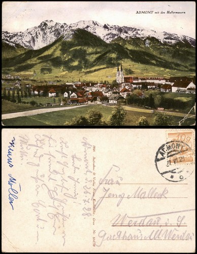 Ansichtskarte admont - ansichtskarte,