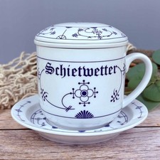 Kräuterteetasse indisch blau - indisch,