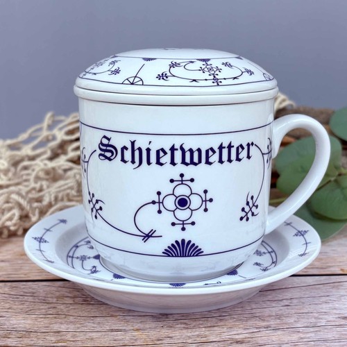 Kräuterteetasse indisch blau - kräuterteetasse,