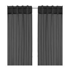 Ikea Gardine Sarita Schwarz