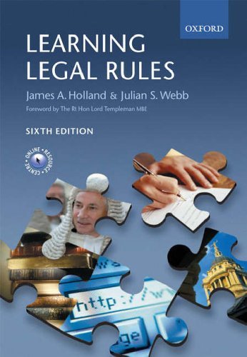 Learning legal rules a - legal,