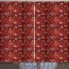 Weihnachten Rustikale Gardine Schneeflocken