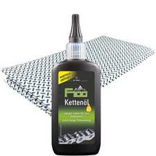 Fahrrad Pflege Dr.Wack F100 Kettenöl Pflegeöl Tropfflasche 100 ml inkl. Tuch