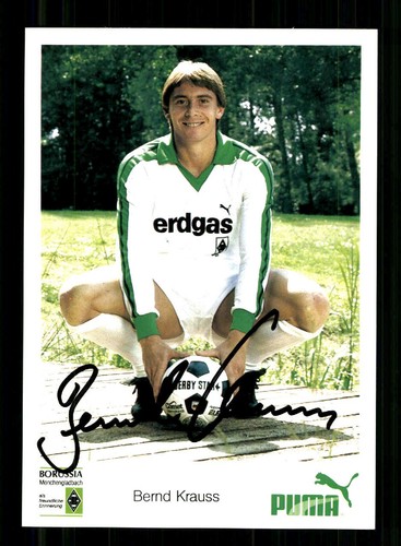 Bernd krauss autogrammkarte - krauss,