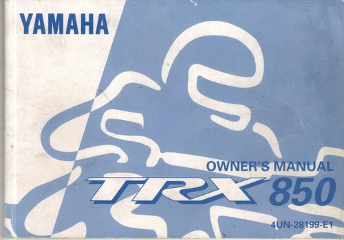 Yamaha trx850 4un 1996 - yamaha, 1996,1997
