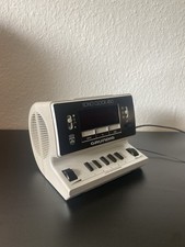 Wecker Grundig 70er Jahre Space Age Sono Clock 450 Vintage Weiß