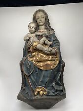 Antike Wandfigur Madonna Maria