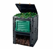 Garten Komposter 300L Behälter Schnell Deckel witterungsbeständig Ventilation BK