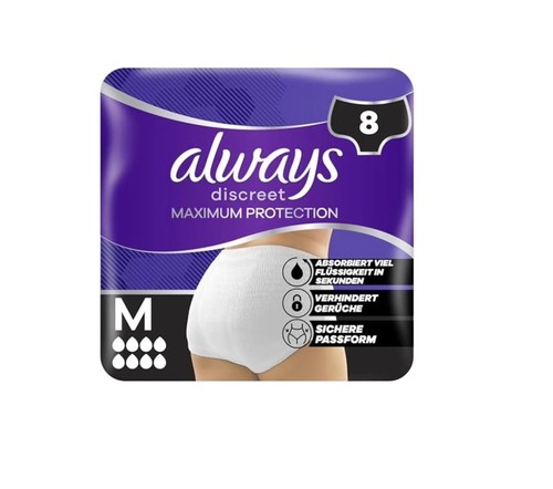 Always discreet maximum - always,