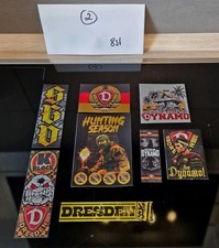 Dynamo Dresden Aufkleber - Sticker 8 Stück " Ultras" 2.Bundesliga Neu
