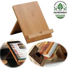 Holz kochbuchhalter bambus - kochbuchhalter,