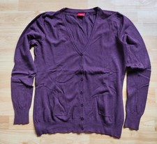 Strickjacke, Cardigan, Zabaione, M, Pflaume