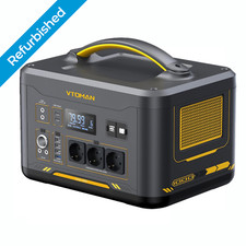 VTOMAN Tragbare Powerstation 1000W Solargenerator 1408Wh für Camping Outdoor DE
