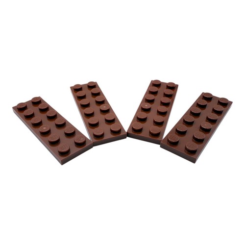 Lego platte 2x6 reddish - 4x, lego®