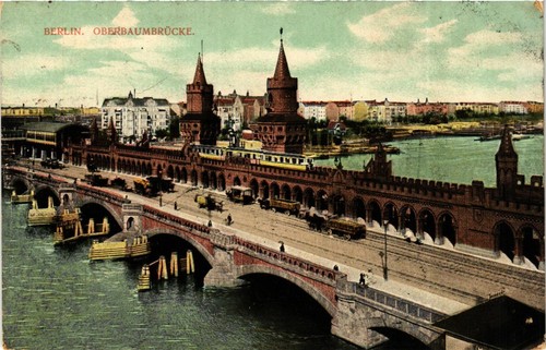 Cpa berlin oberbaumbrucke - berlin,