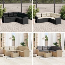 Garten Sofagarnitur mit Kissen