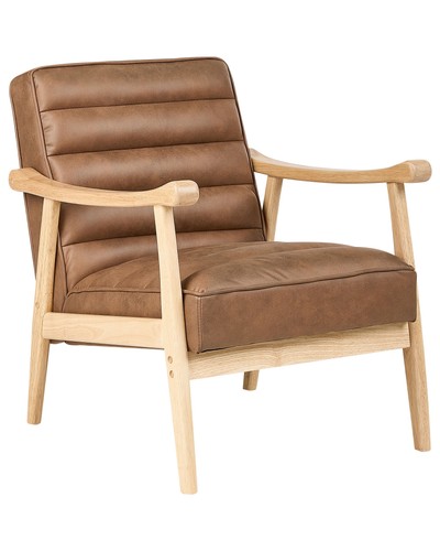 Sessel kunstleder braun - kunstleder,