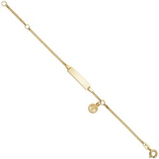 Schildband Babyfüße 333 Gold