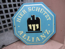 ALLIANZ BLECHSCHILD um 1953