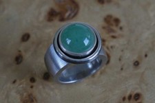 Massive Scheibe aus Silber /