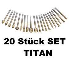 20 Holzfräse CNC Fräsen Fräsköpfe Schleifköpfe Oberfräse GRAVUR Proxxon Dremel 