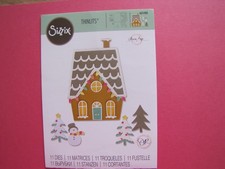 Stanzschablone Sizzix Thinlits Olivia Rose  665480 Lebkuchenhaus Haus Weihnachte