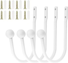 4 Stück Gardinenhalter Wand