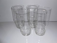 4x0,5l Superfest Biergläser DDR Mitropa Gläser Mitropa Strong Glass East. 