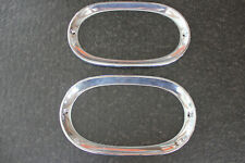 2 x Lampenring Scheinwerferring NSU Prinz Ford Taunus P3 Unimog Chrom