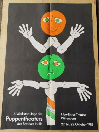 Puppen theater plakat poster - puppen-theater,