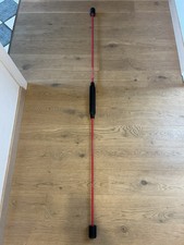Schwungstab rot/schwarz - ca 160 cm - flexibler Schwingstab - für Fitness & Gym