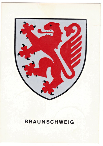 Braunschweig wappen der - ak,