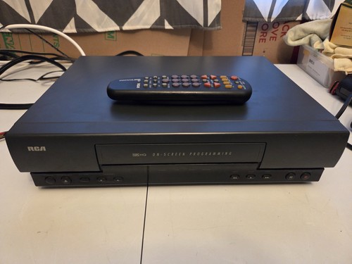 Rca vt337 head vcr video - rca, 4-head