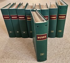 BUSSE Zeitschrift 12 Ausgaben ganzes Jahr 1981, im Binder. Ian Allan Allen Alan