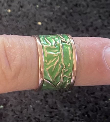 Handgefertigter ring aus - handgefertigter,