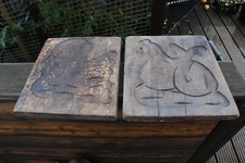 2 Stk antike große Backmodel