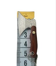 Mini Axt Wikinger Beil aus Holz Schlüsselanhänger Kräuterschneider Miniatur