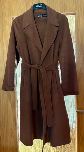 Zara damen langer wollmantel - zara,