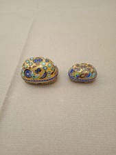 2 Vintage Cloisonne Emaille