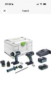 Festool Schrauber- und Bohrer-Set TID 18 5,0/4,0-Set TPC 18/4 | 577654