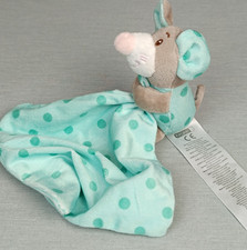 Kik Ergee Maus ❤️ Mäuschen Schmusetuch Kuscheltuch Schnuffeltuch Türkis
