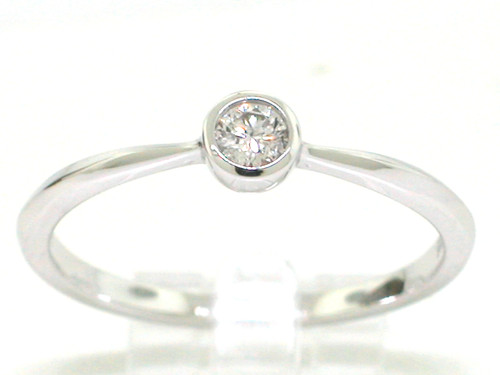 Brillant ring 585 weißgold - 585,