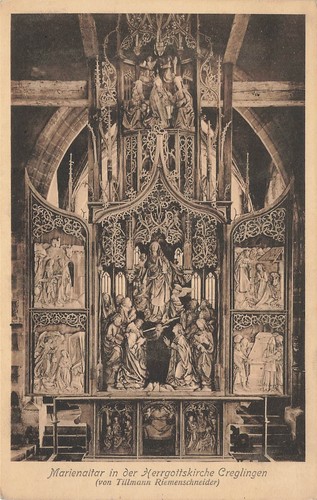 003008 marienaltar in der - ak,