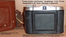 Franka Solida I , Rollfilm, Made in Germany US-Zone, Bayreuth