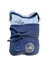 Van Laack Lufthansa Business Class Sleepshirt Schlafhemd Marine Blau L/XL NEU