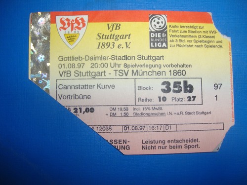 Ticket vfb stuttgart tsv - ticket,