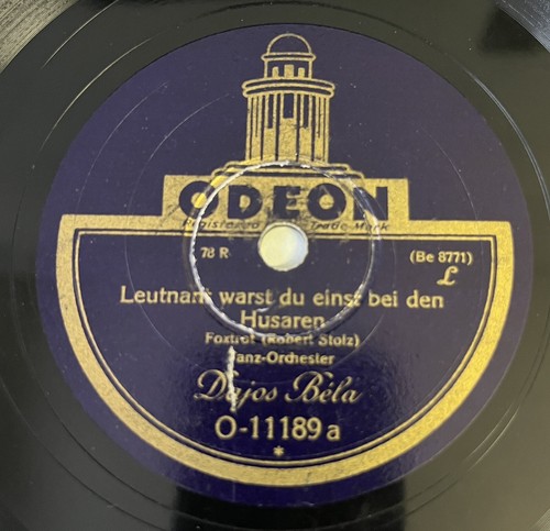 78rpm dajos bela lieutenant - dajos,