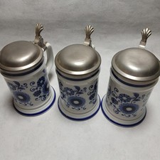 3x Alte Echt Kobalt Neuerer