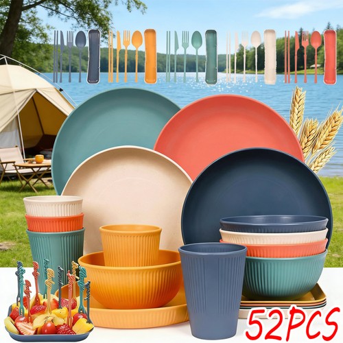 Camping geschirr besteckset - geschirr,